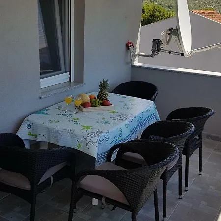Zanic With Private Swimming Pool And Sea View アパート スタリグラード