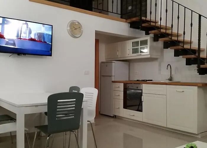 Апартаменты Zanic With Private Swimming Pool And Sea View